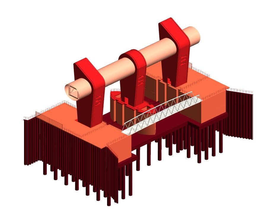 Heatmap of tidal barrier structure